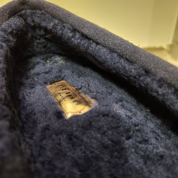 Navy Ted Baker Slippers - Picture 8 of 9